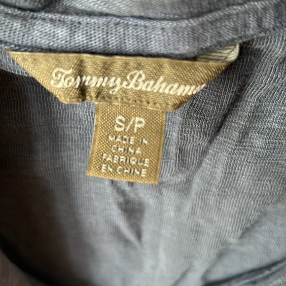 EUC Tommy Bahama zip up light sweatshirt sz S - Picture 2 of 6